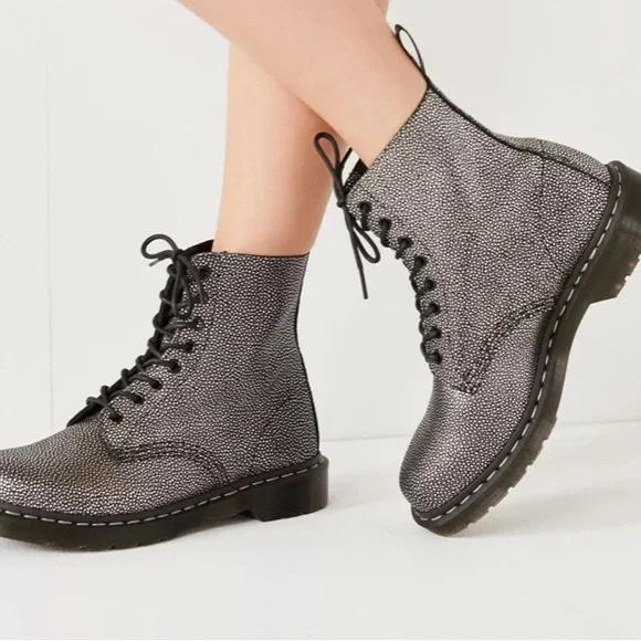 Dr. Martens Metallic Black Boots - Picture 6 of 10